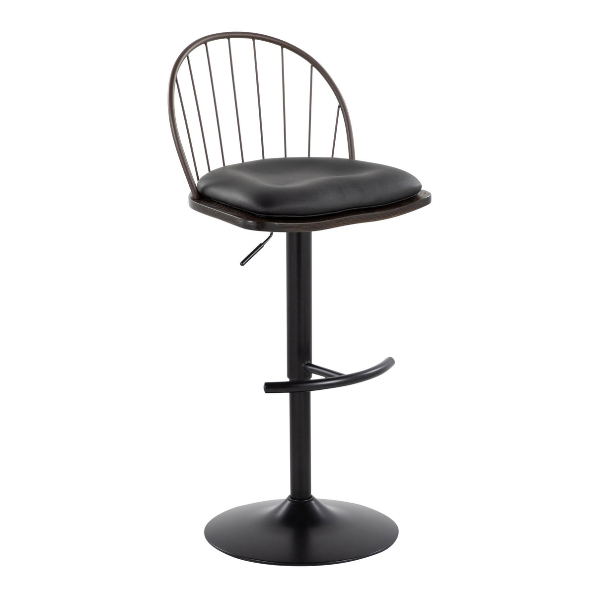 Adjustable Height Barstool with Swivel