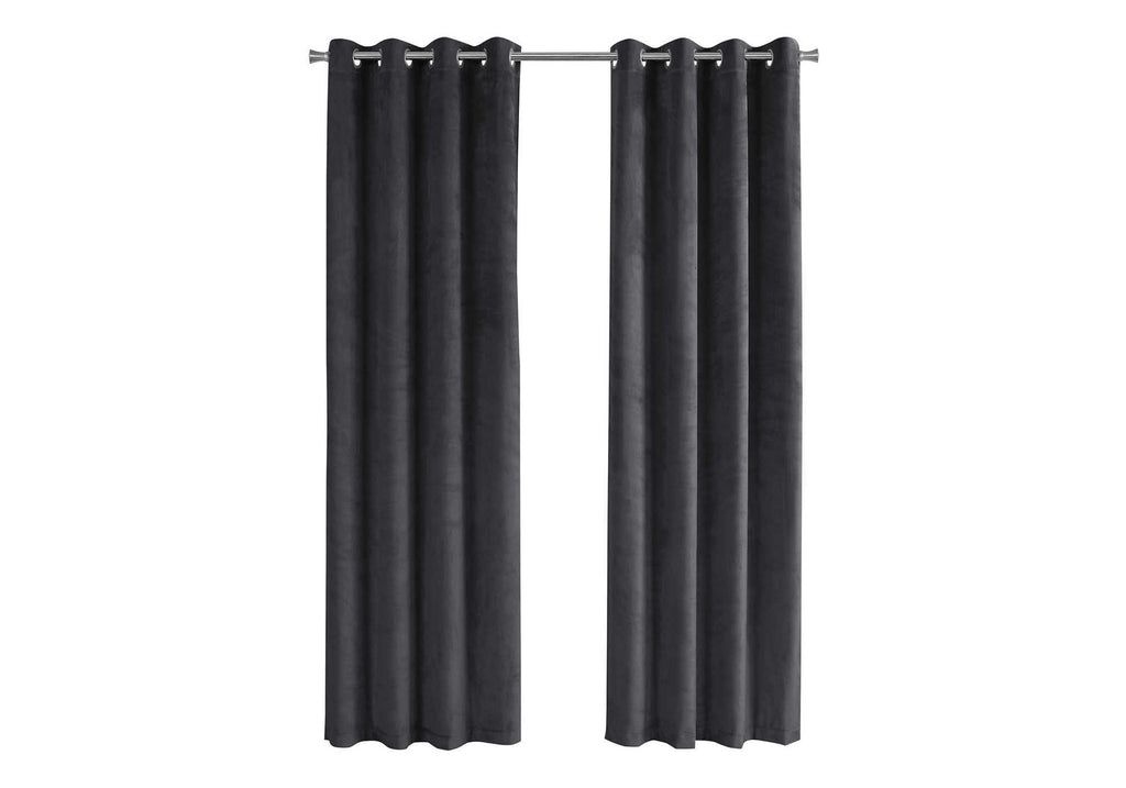 Room Darkening Grommet Curtain Panel Set (2pcs)