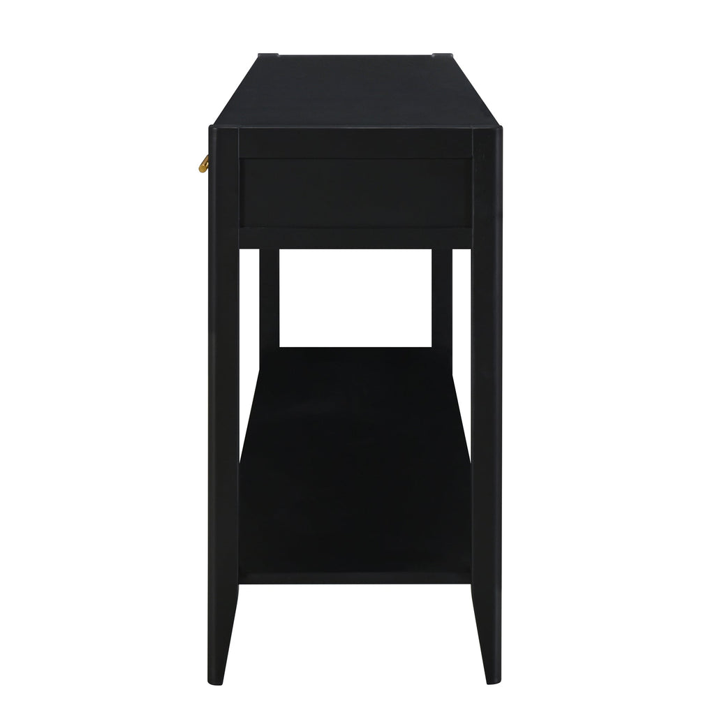 U_STYLE 60" Painted Console Table with 3 Drawers