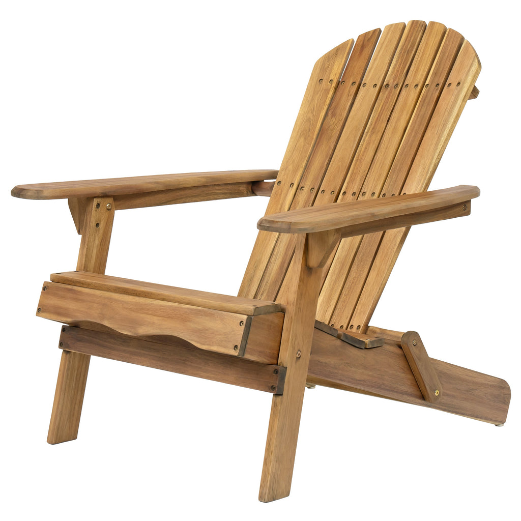 Folding Adirondack Chair Wooden Accent Furniture