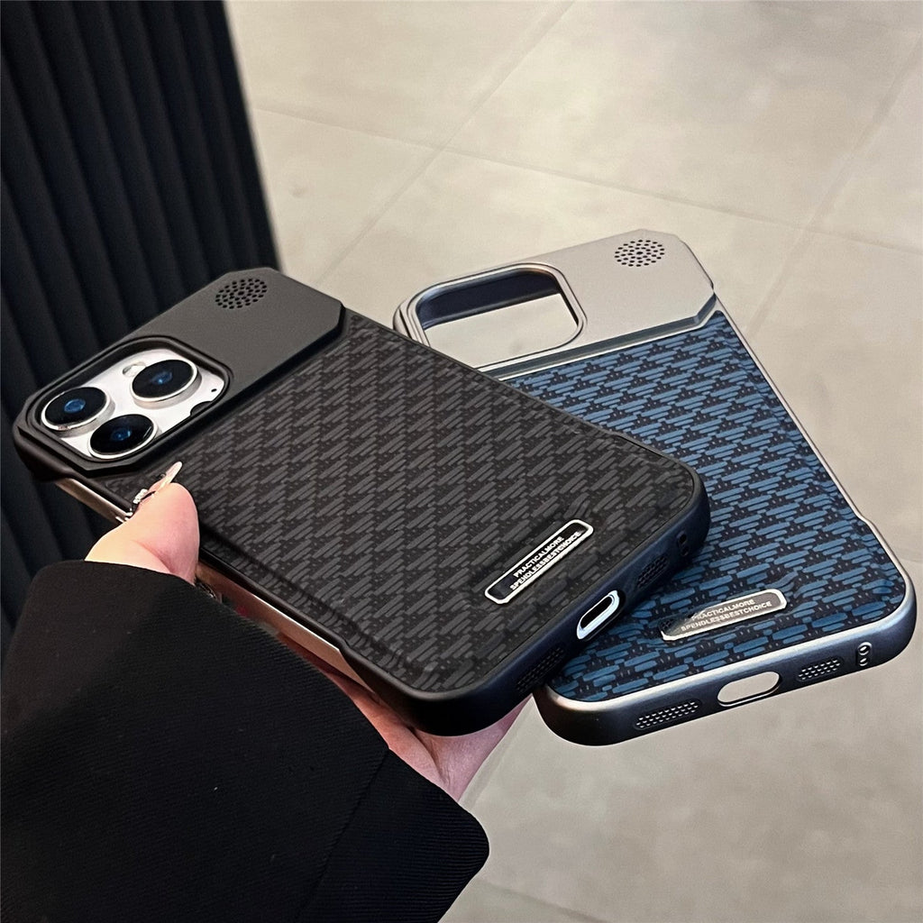 Diamond-Pattern Creative Frameless Magnetic Aromatherapy Phone Case
