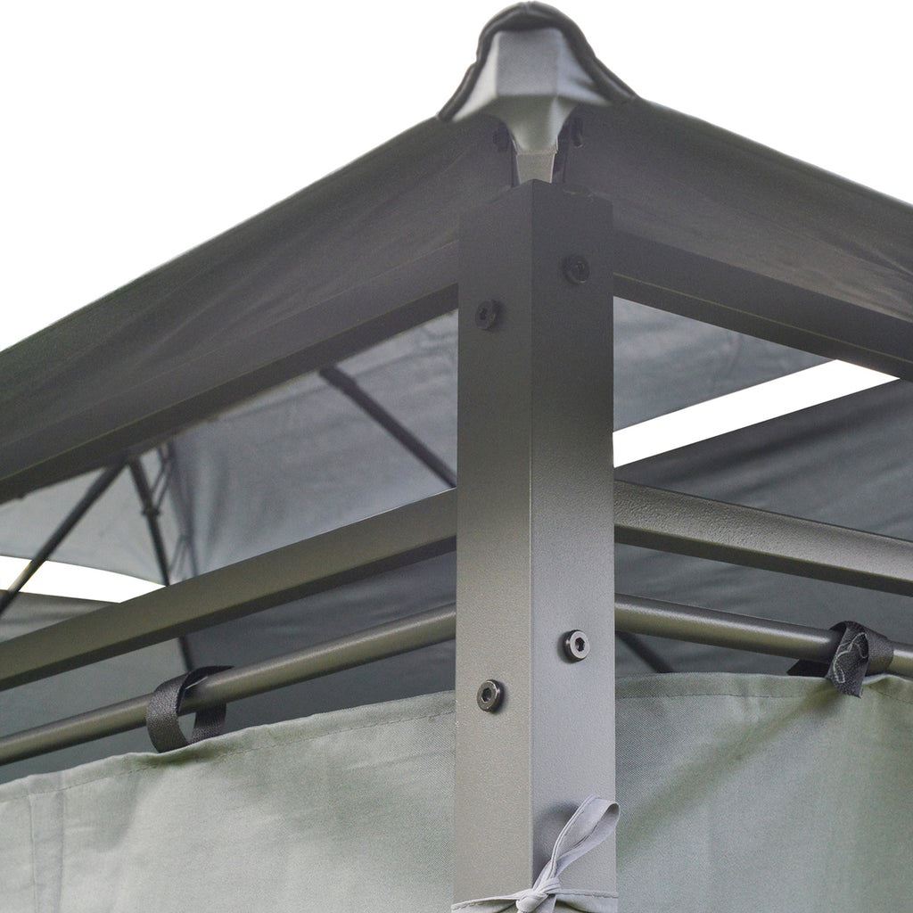 Outsunny 10' x 13' Patio Gazebo, Outdoor Canopy Shelter
