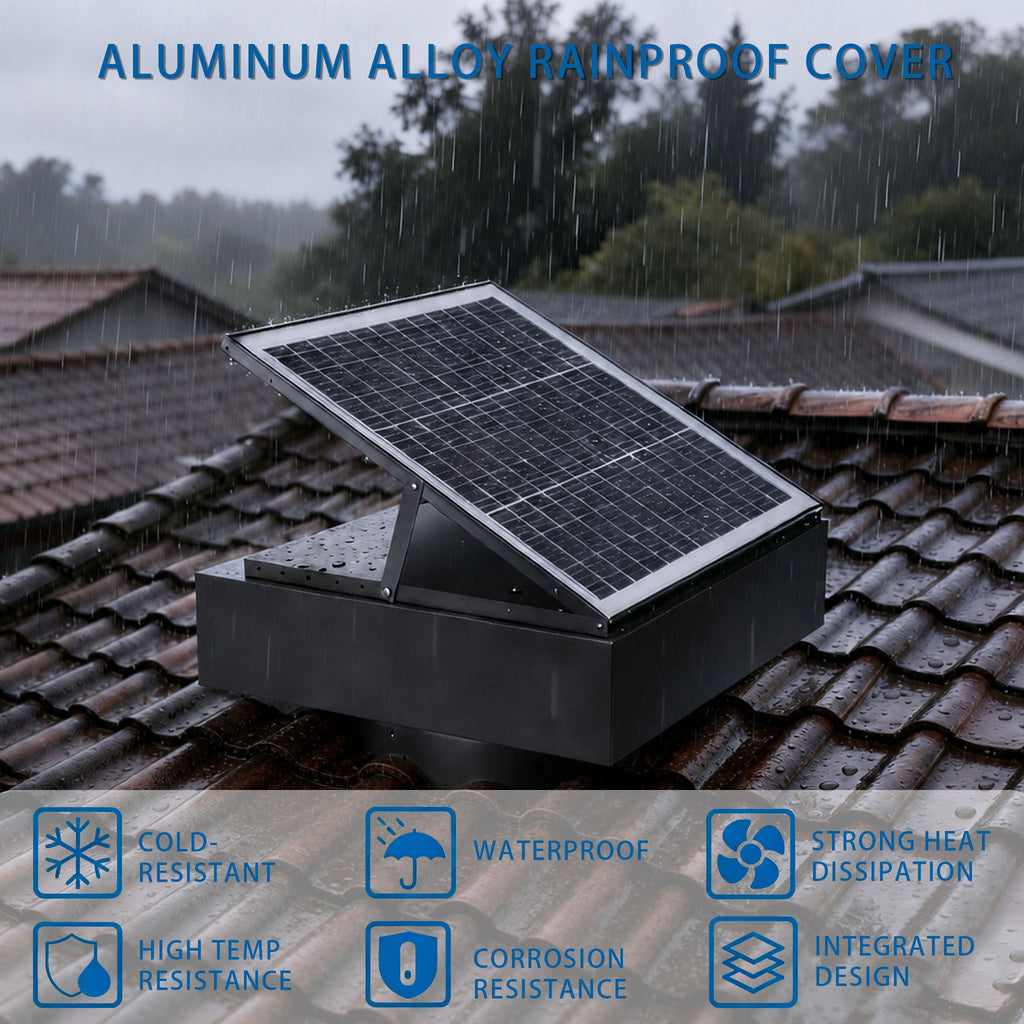 12" Solar Roof Vent Fan