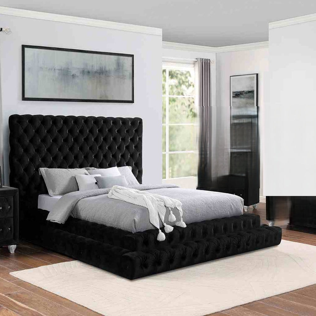 Fully Upholstered Frame Bed