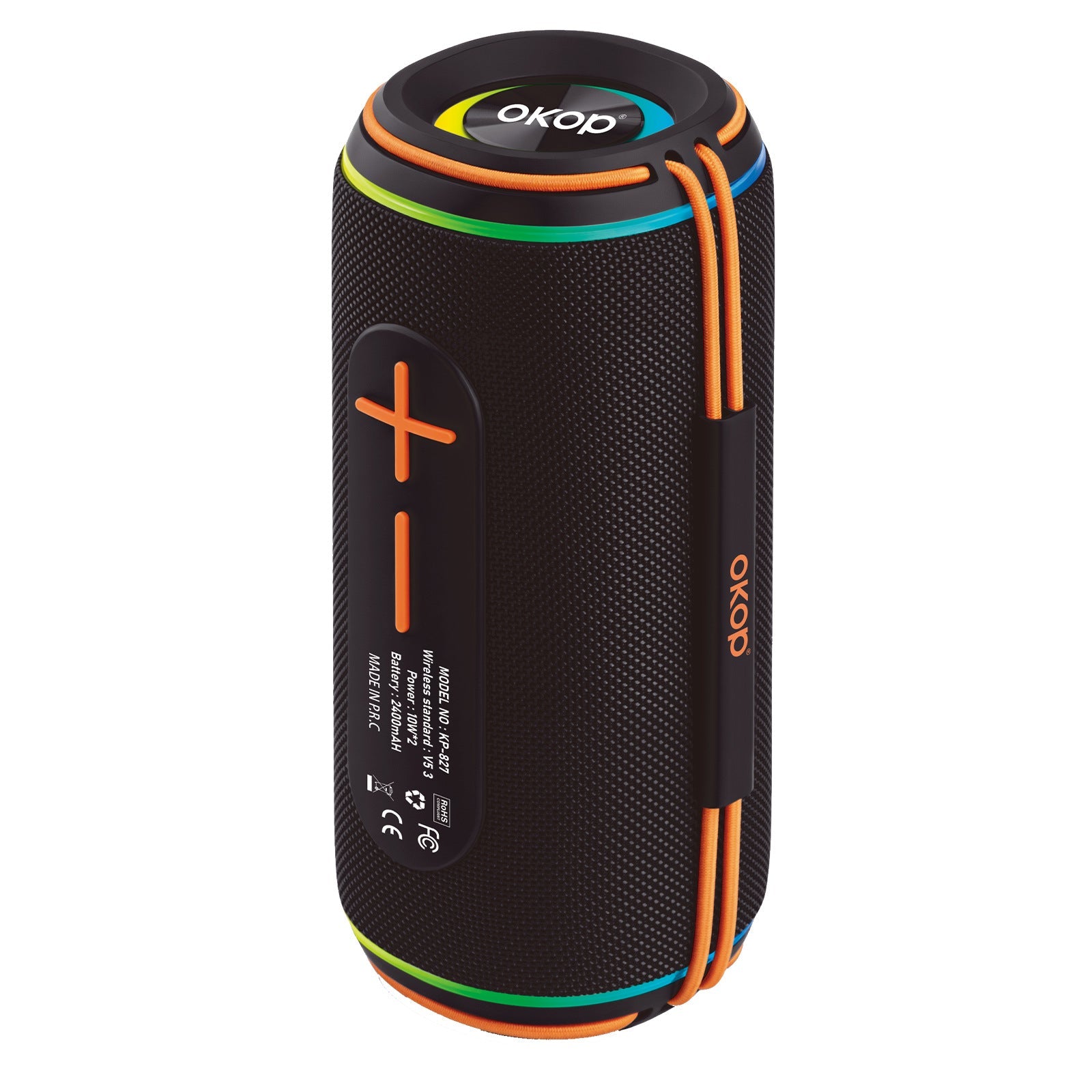 KP-827 Best-Selling Portable Outdoor Bluetooth Speaker High-Power Dual-Driver Stereo Subwoofer With Card Slot And Heavy Bass