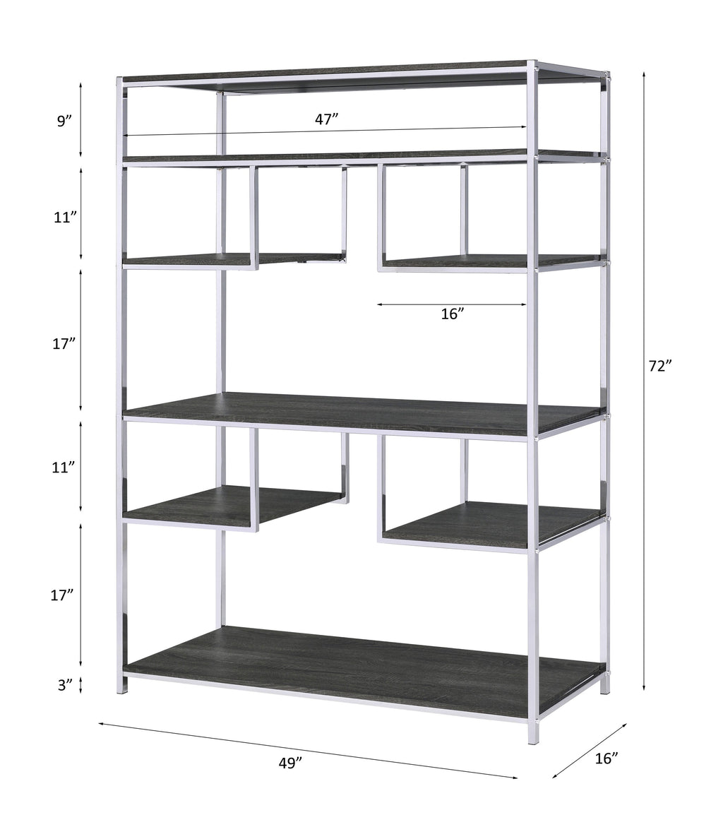 Vonara Rustic Etagere Bookshelf