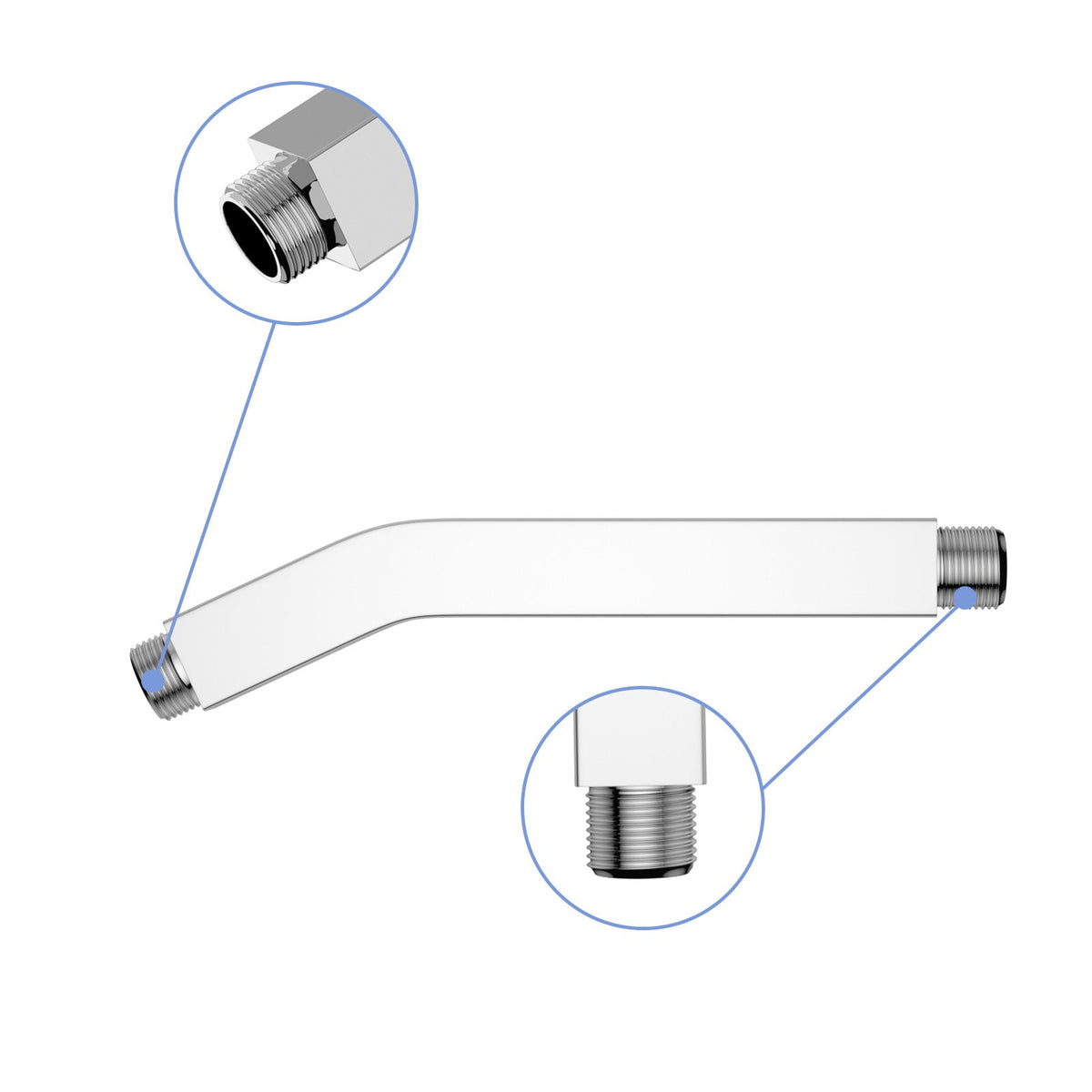 6" Shower Arm with Flange