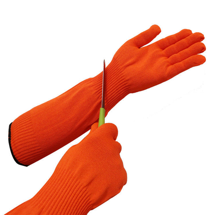Anti-bite Anti-cut Sleeve Guards Puncture-resistant Work Gloves For Construction Sites