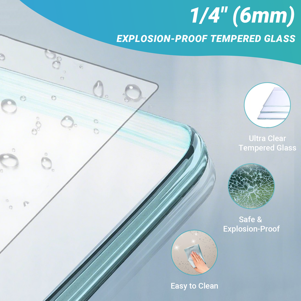 Frameless Single Sliding Shower Door