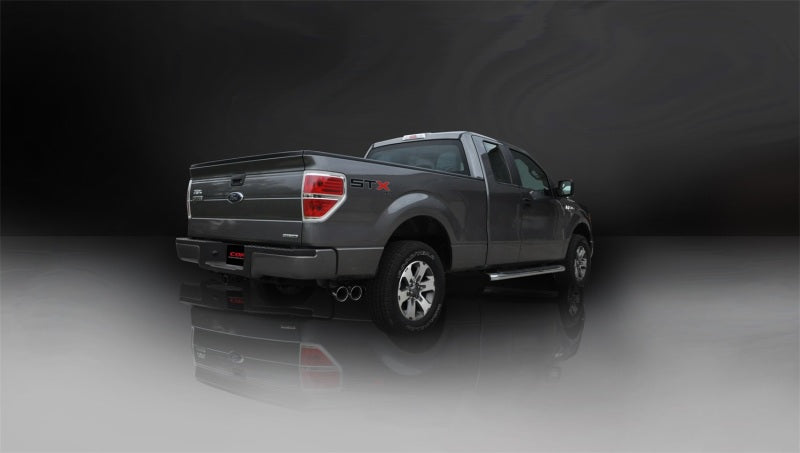 Corsa Performance 11-13 Ford F-150 5.0L V8 Polished Sport Cat-Back Exhaust