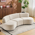Cozelle 3-Piece Modern L Shape Sectional Curved Cloud Couch