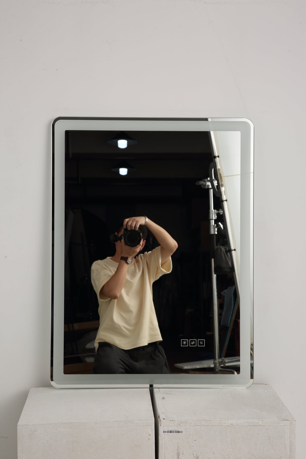 24X40 Inch LED Bathroom Mirror with Front Lights