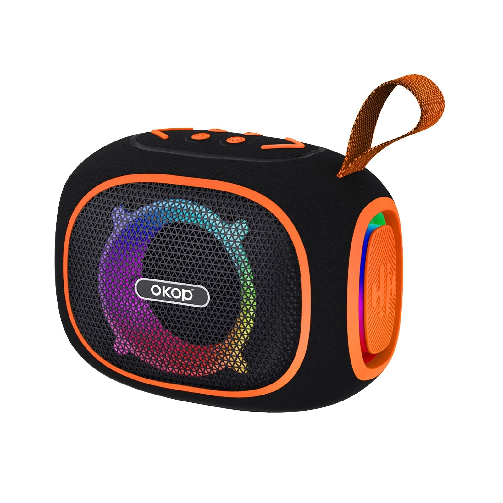 KP-853 New Wireless Bluetooth Speaker Long Battery Life Portable Handle RGB Lighting In Stock For Outdoor Parties