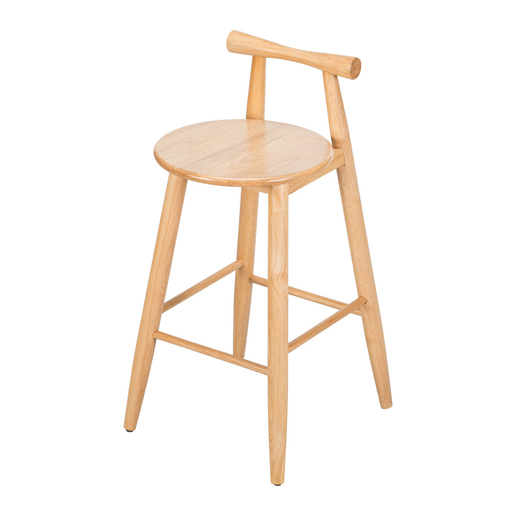 Grove Indoor Rubberwood Barstool