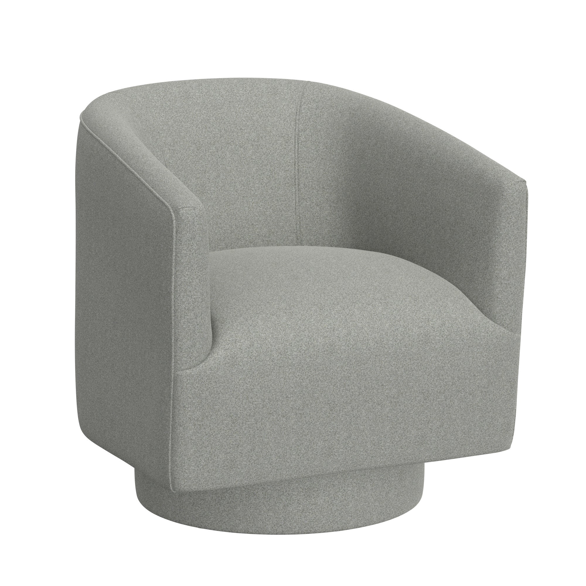 Gray Swivel Accent Chair