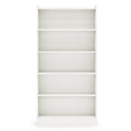 70.87" 6-Tier Modern White Library Bookshelf