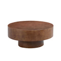 Faux Burl Wood Pattern Decal Coffee Table