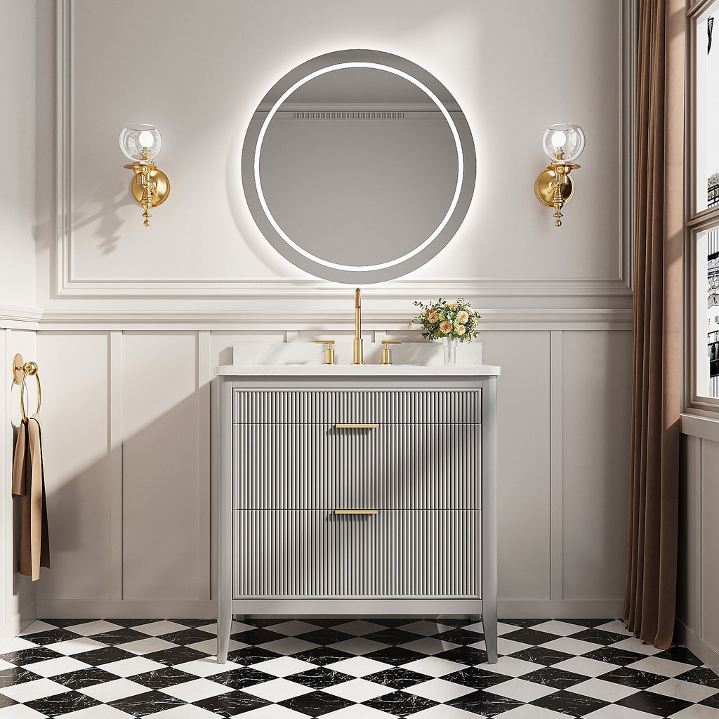 Fully Assembled 36" Bathroom Vanity