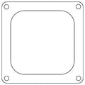 Cometic Gasket Cometic Holley 4500 Dominator .047in Fiber Carburetor Gasket - 4.775in x 4.775in - Open Plenum C15238