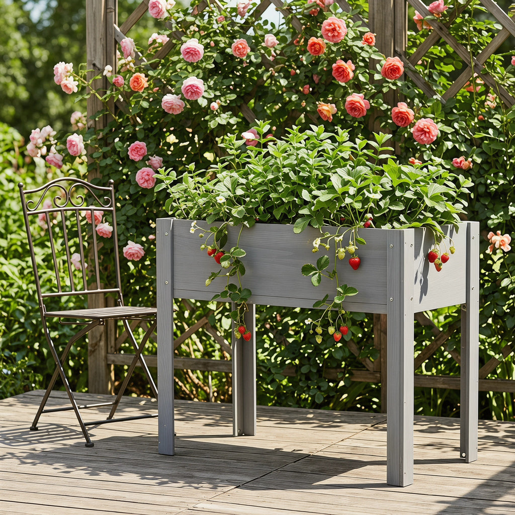 40-Inch Raised Garden Bed with Legs