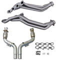 BBK 05-24 Dodge 6.1L/6.2L/6.4L Hemi 1-7/8in Headers w/High Flow Catted Mid Pipe (Ti Ceramic) 16483
