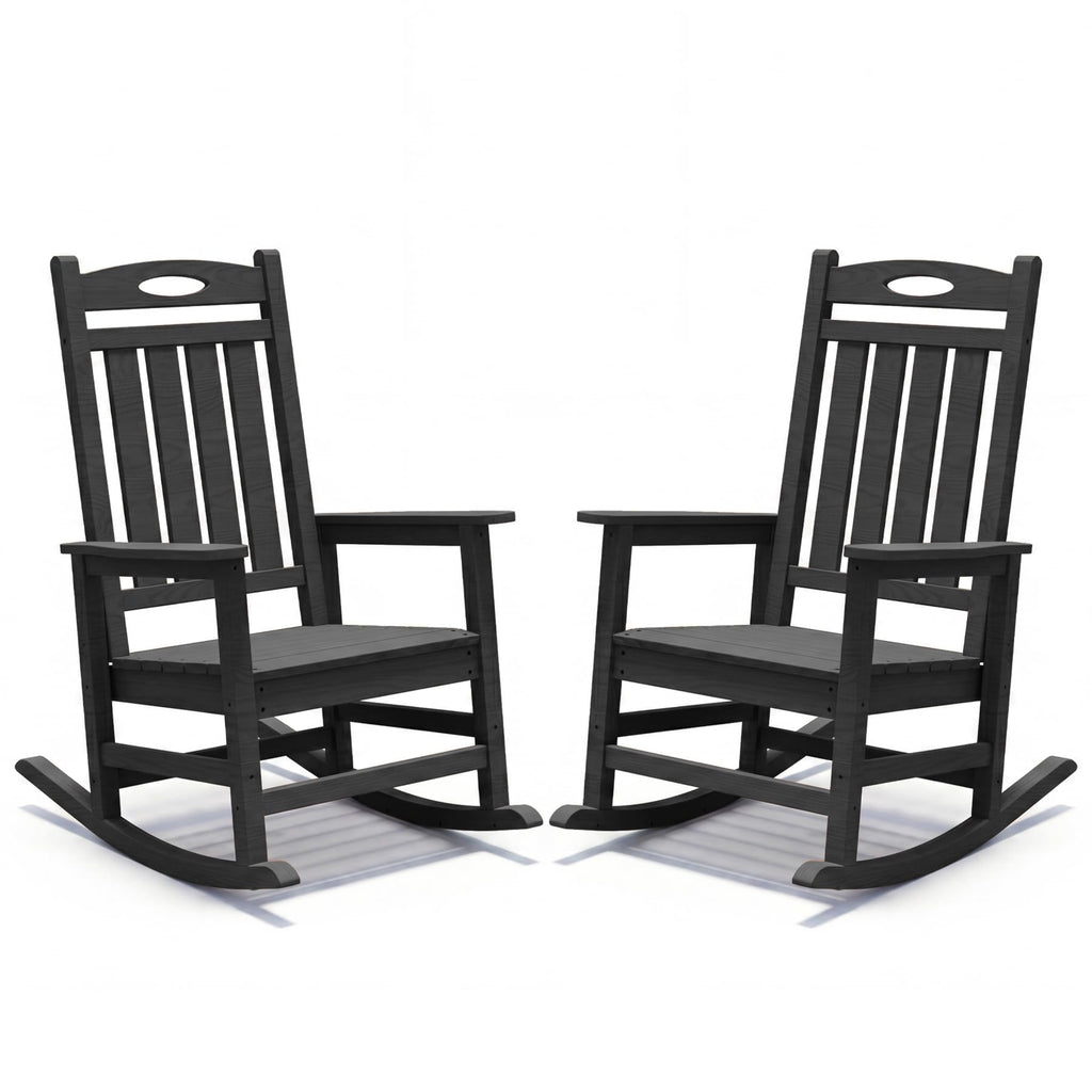 Outdoor Rocking Chair Set of 2