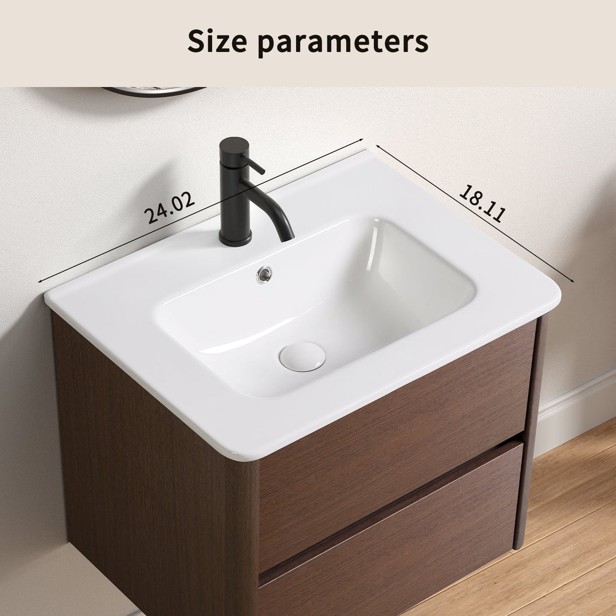 Glossy Ceramic Bathroom Vessel Sink
