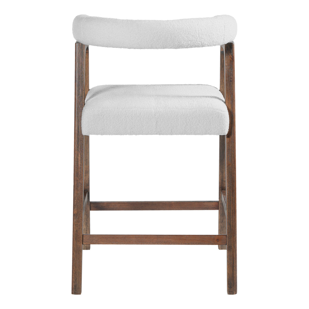 26'' Seat Height Bar Stools with Back, Set of 2