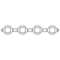 Cometic Gasket Cometic Ford 351 Windsor .064in AM Exhaust Header Gasket Set - With Dart Heads C15298-064