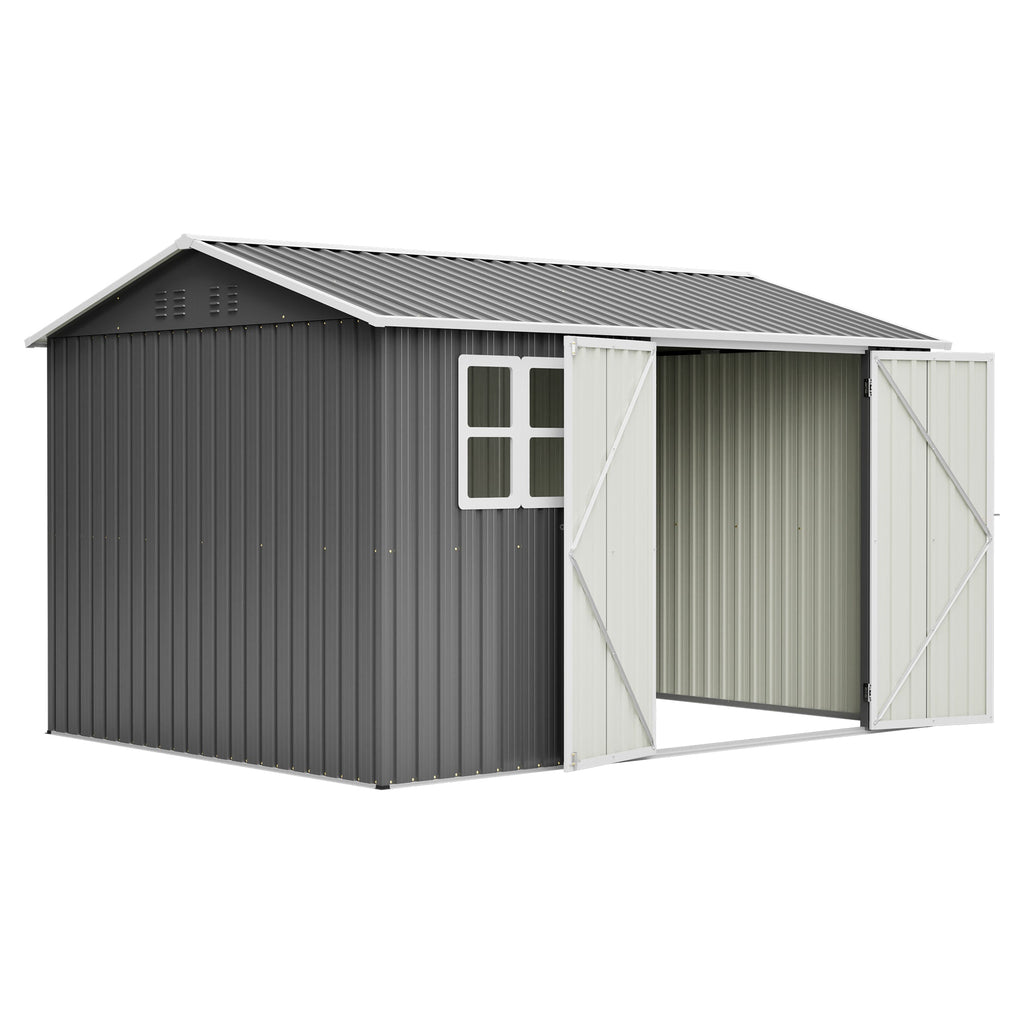 10'x8' Oversized Steel Storage Shed