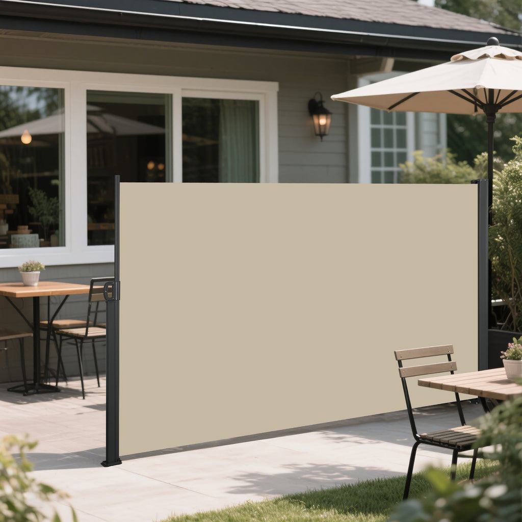 Retractable Side Awning for Outdoor Privacy