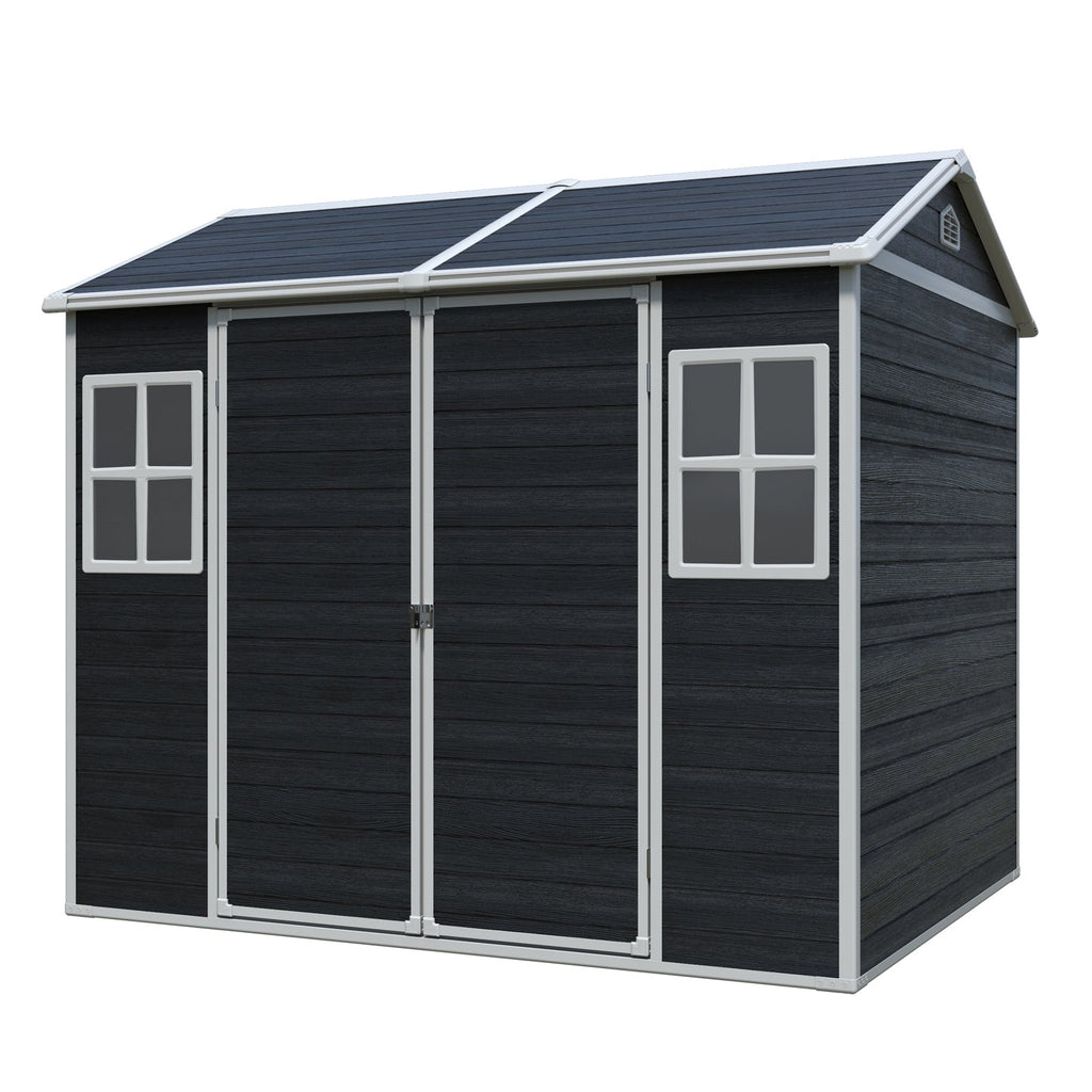 8 x 6ft Resin Outdoor Storage Shed