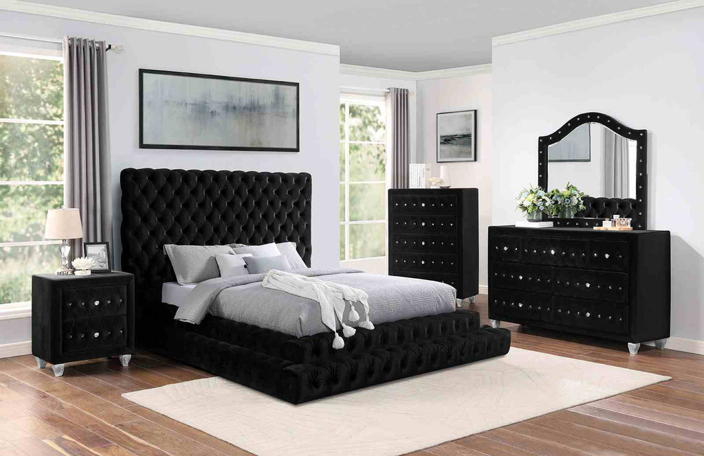 Fully Upholstered Frame Bed