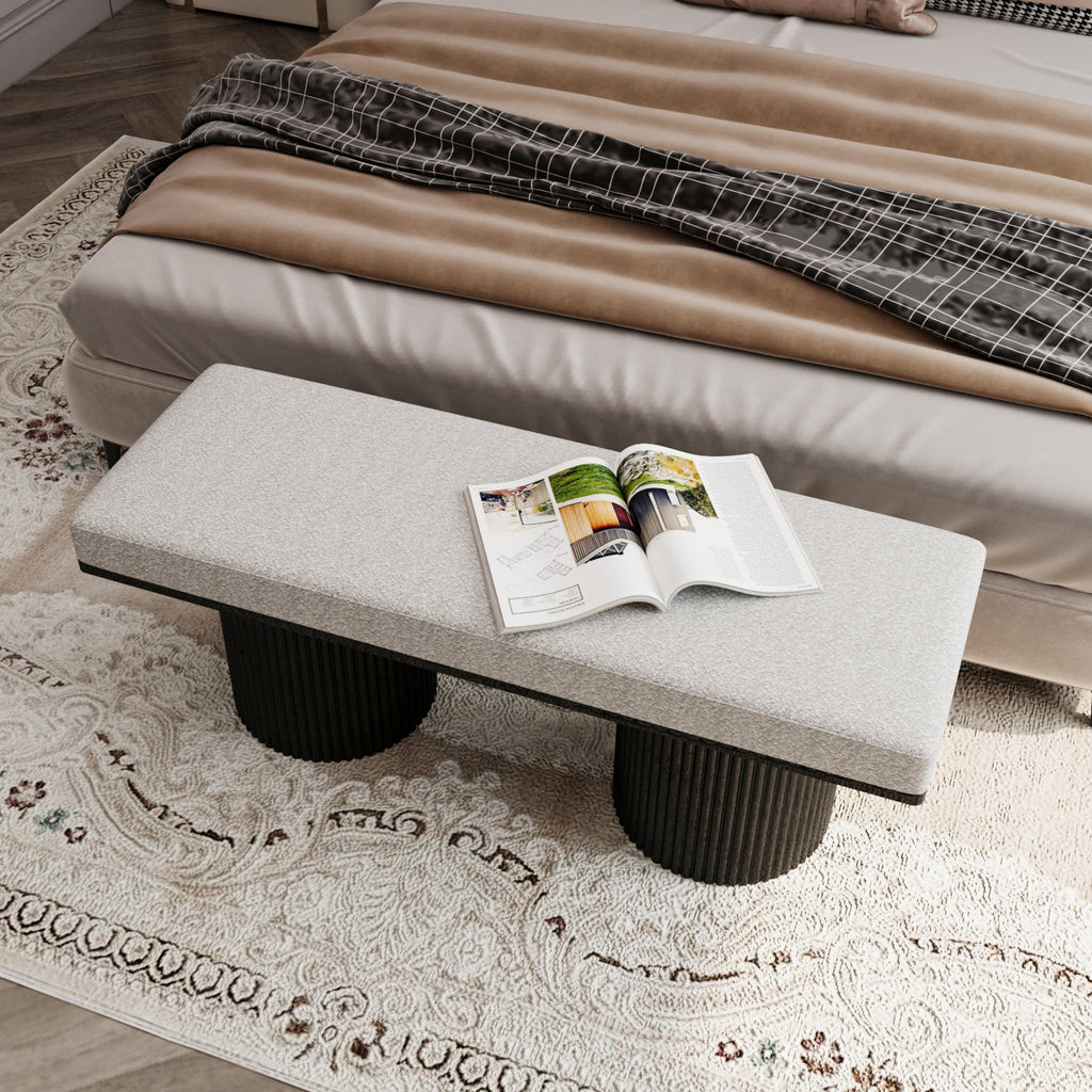 Upholstered Bench with Modern Style and Comfort