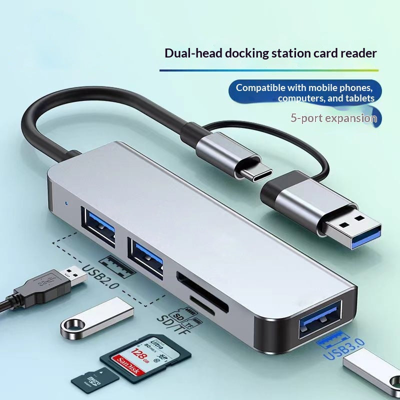 8-in-1 Dual-Head Multi-Function Docking Station Laptop Extender