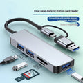 8-in-1 Dual-Head Multi-Function Docking Station Laptop Extender