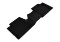 3D MAXpider 2014-2020 Jeep Cherokee Kagu 2nd Row Floormats - Black L1JP01021509