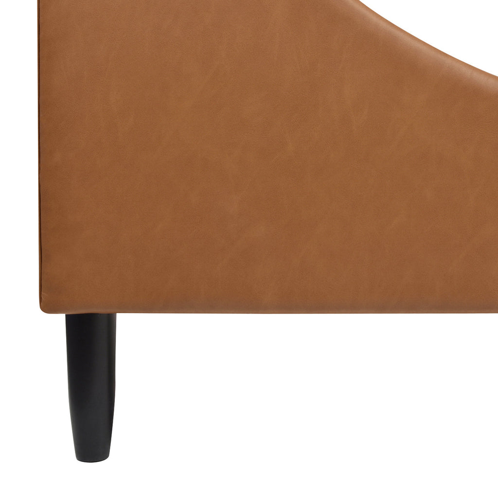 Aspen Vertical Tufted Headboard Platform Bed Set, King