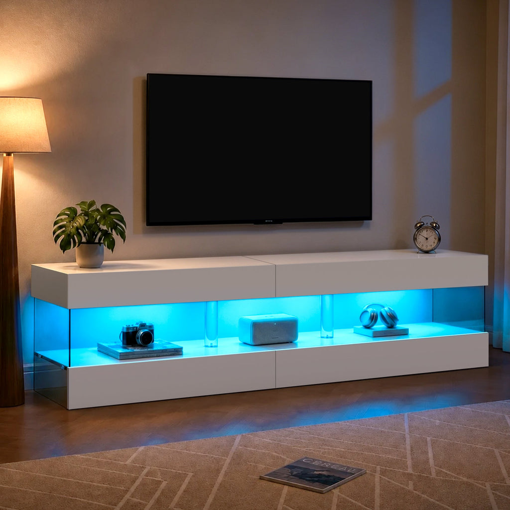 TV Stand for 70 Inch TV - Entertainment Center