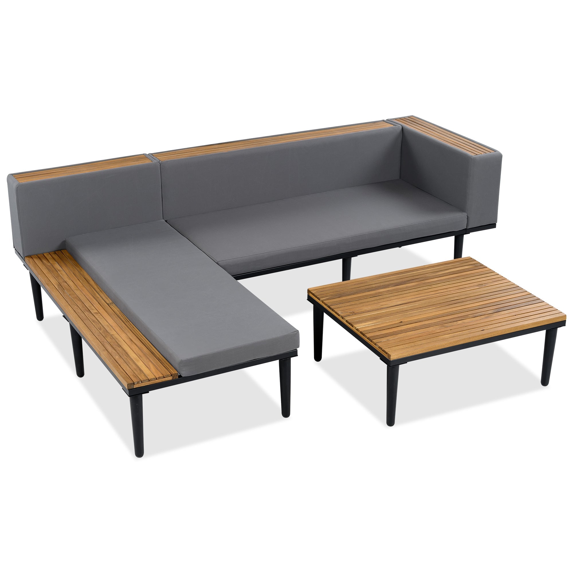 Luxury Patio Furniture Set with Removable Cushions