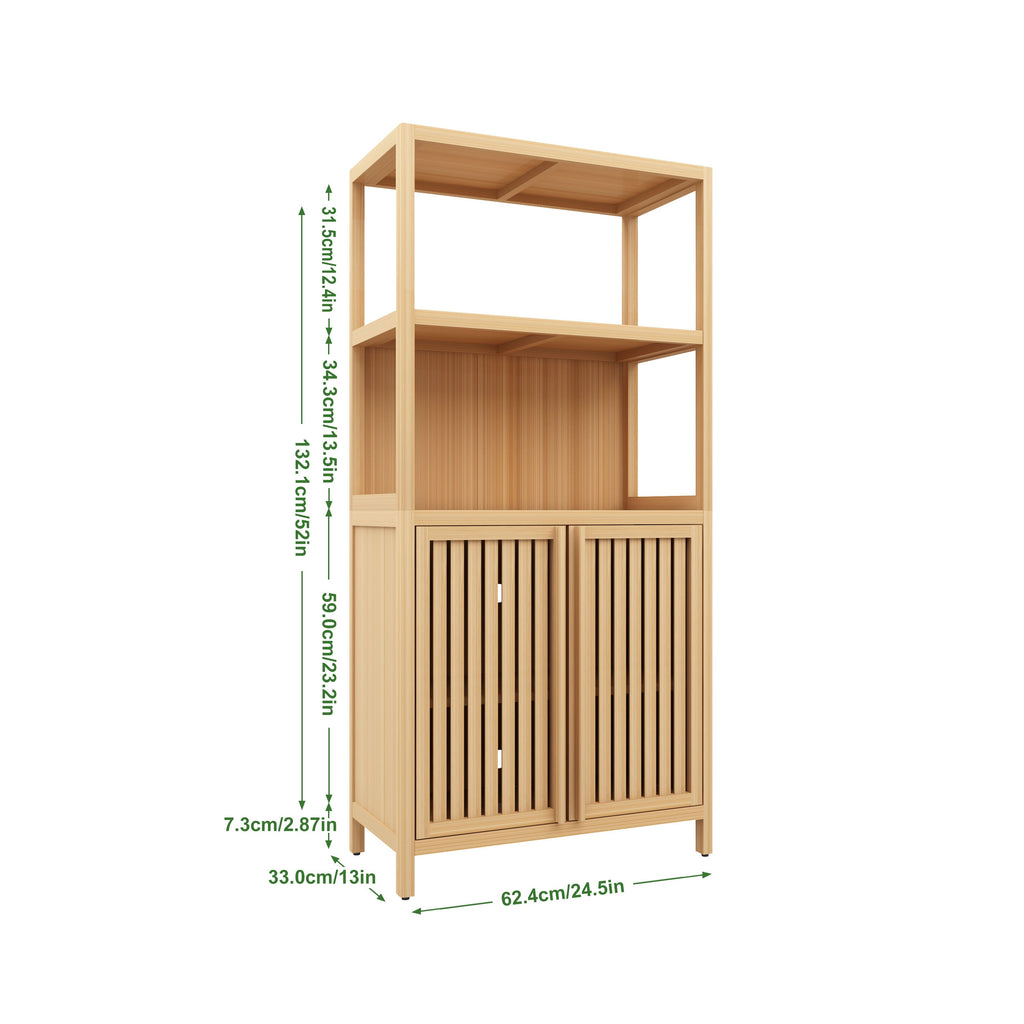 Bamboo Storage Cabinet