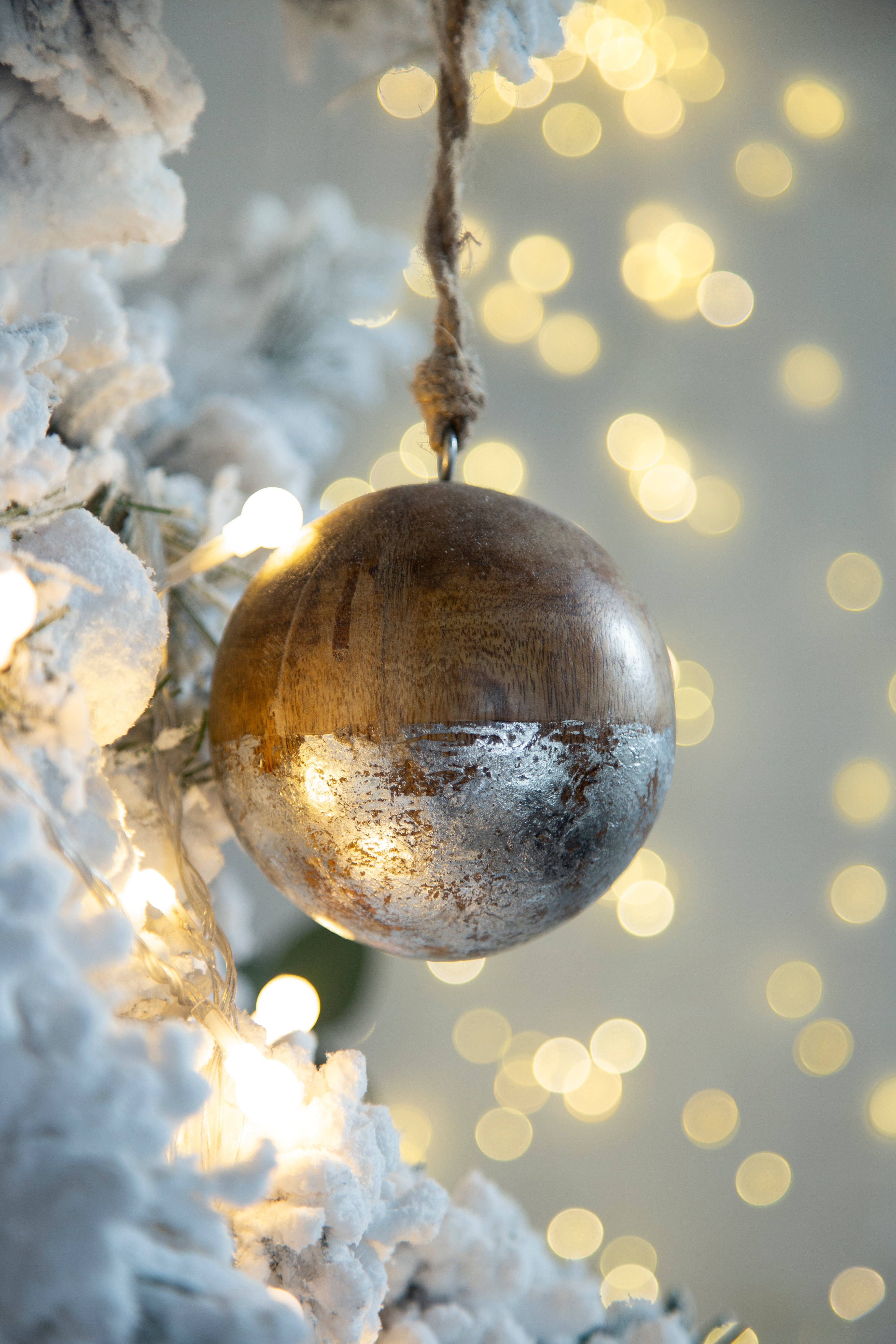 D4" Christmas Ball Ornaments - Set of 4