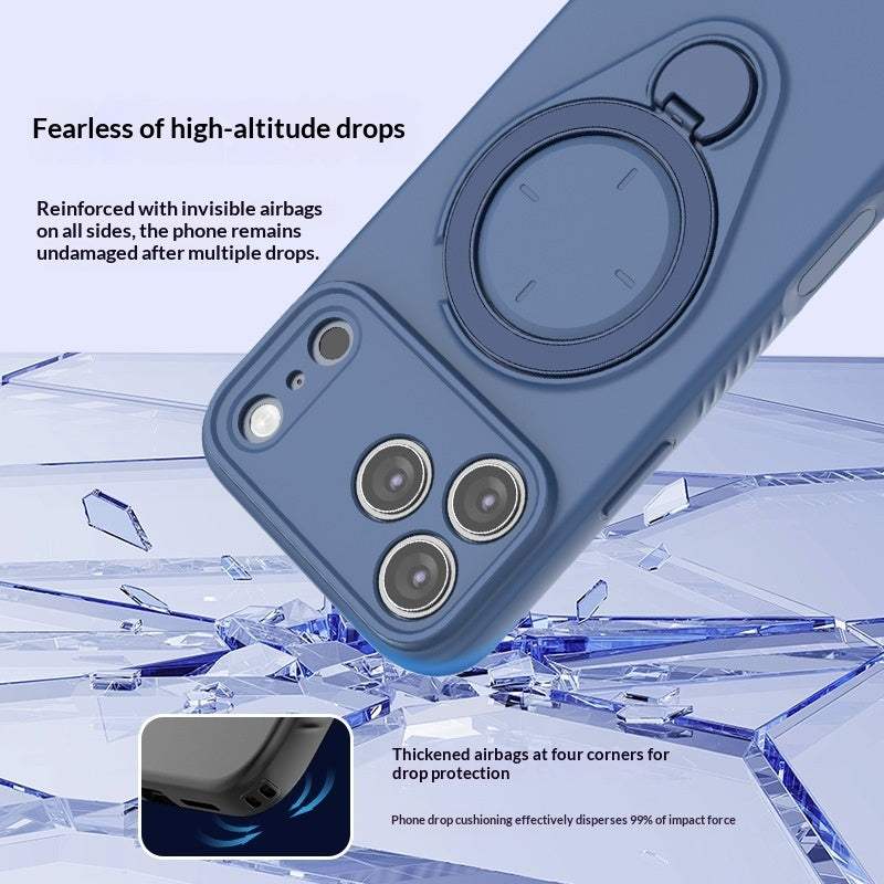 Magnetic Skin Feel Bracket Drop Proof Phone Case