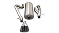 Corsa Performance 03-06 Hummer H2 6.0L V8 Black Sport 3" Single Rear Twin 4" Tips Cat-Ba