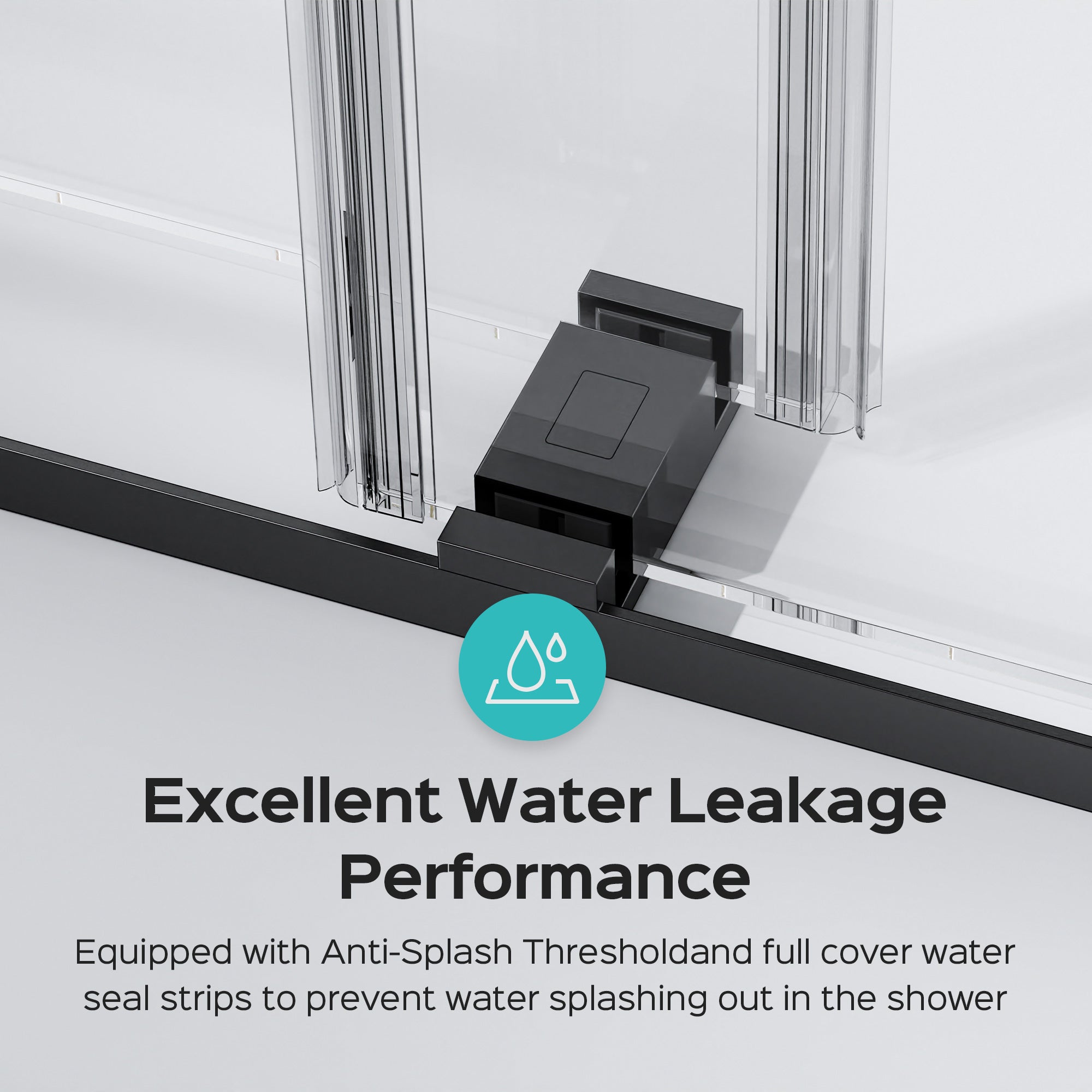 Frameless Double Sliding Shower Door (56-60" x 76")