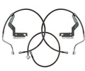 Carli 05-07 Ford F250/350 SD Hardware Braided Brake Lines 4.5in System CS-FORDBBL-05