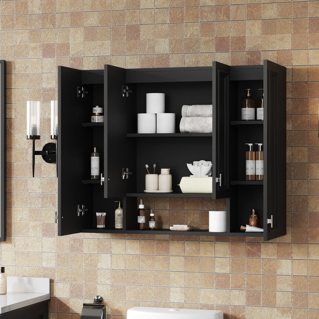 Modern Bathroom Cabinet with 5 Adjustable Shelves