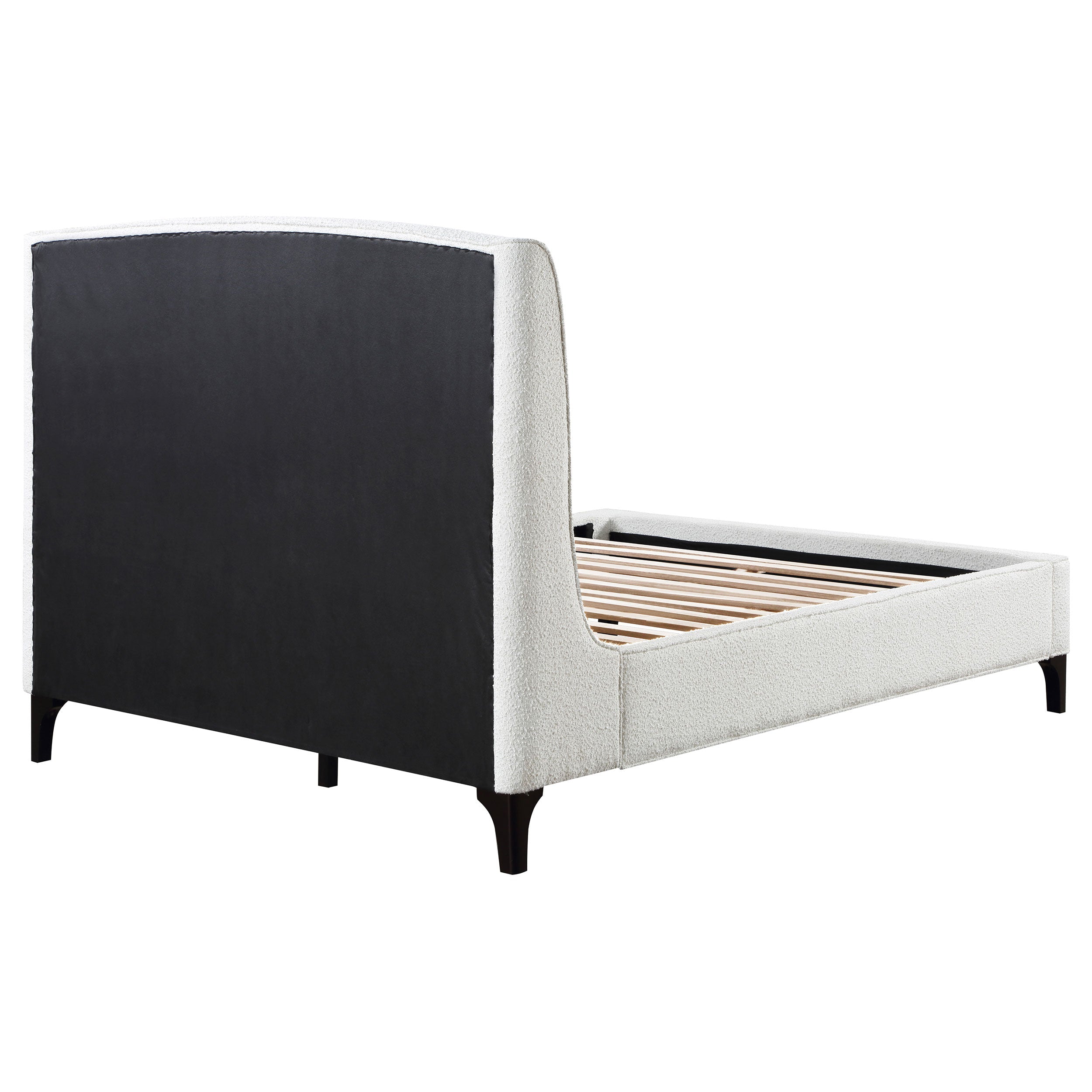 Theodore Snow Upholstered Queen Wingback Bed
