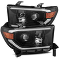 AlphaRex 07-13 Toyota Tundra (w/Adj) PRO-Series Proj Headlight Plnk Styl Alpha Blk w/Activ Light/DRL 880710 *Discontinued
