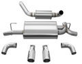 Corsa 18+ Jeep Wrangler JL 2.5in Dual Rear Exit Polished Tips Touring Axle-Back Exhaust 21016